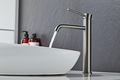 Håndvaskarmatur slim m/knæk og endestuds gunmetal